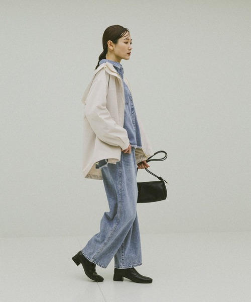 GLOBAL WORK(グローバルワーク)の「GOODデニムシャツ長袖/624968(シャツ/ブラウス・レディース・ブルー/ブルー系その他5・MEDIUM/LARGE)」の5枚目の写真