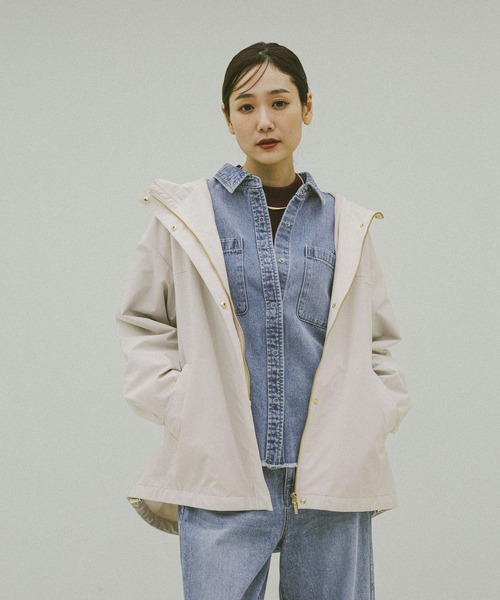 GLOBAL WORK(グローバルワーク)の「GOODデニムシャツ長袖/624968(シャツ/ブラウス・レディース・ブルー/ブルー系その他5・MEDIUM/LARGE)」の8枚目の写真