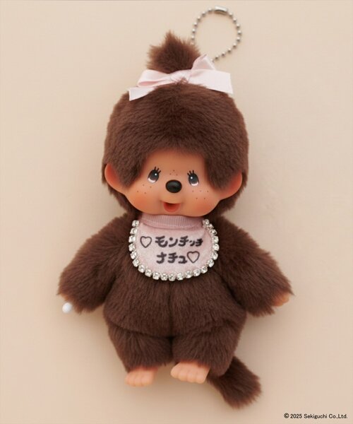 natural couture(ナチュラルクチュール)の「【モンチッチ×ナチュラルクチュール】ぬいぐるみキーチェーン&オリジナルスタイ(その他雑貨・レディース・グリーン/ピンク・FREE)」の12枚目の写真