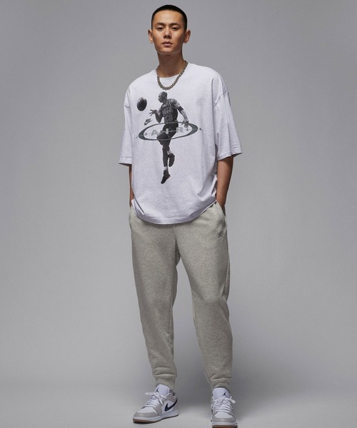 JORDAN BRAND（ジョーダンブランド）の「JORDAN BRAND M J BRK FLC PANT LB / ジョーダン ブランド ブルックリン フリース パンツ LB / NIKE【SP】（スウェットパンツ・メンズ・グレー・S/M/L/XL/XXL）」の7枚目の写真