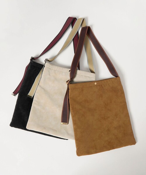 BEAUTY&YOUTH UNITED ARROWS（ビューティーアンドユースユナイテッドアローズ）の「ラインテープ ショルダーバッグ（ショルダーバッグ・レディース・ベージュ/ブラック/ナチュラル・FREE）」の4枚目の写真
