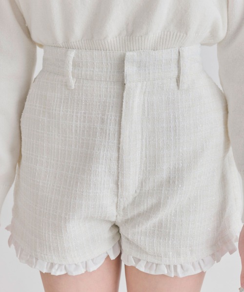 OLIVE des OLIVE（オリーブデオリーブ）の「美脚ショートパンツ（その他パンツ・レディース・ブラック/アイボリー・FREE）」の16枚目の写真