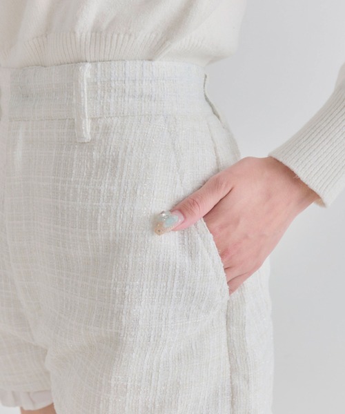 OLIVE des OLIVE（オリーブデオリーブ）の「美脚ショートパンツ（その他パンツ・レディース・ブラック/アイボリー・FREE）」の18枚目の写真