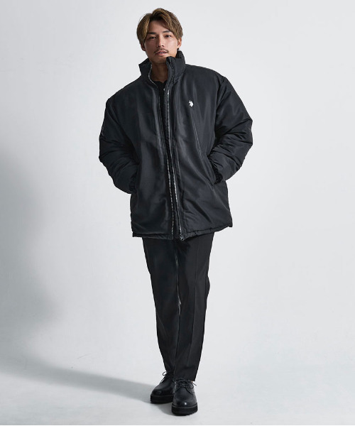 U.S. POLO ASSN.(ユーエスポロアッスン)の「『U.S. POLO ASSN/ユーエスポロアッスン』中綿ダウンジャケット(ダウンジャケット/コート・メンズ・アイボリー/ブラック・L/M)」の5枚目の写真