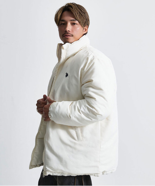 U.S. POLO ASSN.(ユーエスポロアッスン)の「『U.S. POLO ASSN/ユーエスポロアッスン』中綿ダウンジャケット(ダウンジャケット/コート・メンズ・アイボリー/ブラック・L/M)」の6枚目の写真
