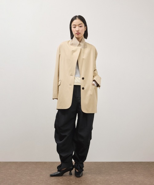 ADAM ET ROPE'（アダムエロペ）の「3レイヤードジャージートップス（Tシャツ/カットソー・レディース・グレー系その他/ブラック系その他・FREE）」の10枚目の写真