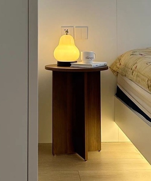 Made in I（メイドインアイ）の「Modern wood side table（家具・レディース・ブラウン・FREE）」の6枚目の写真