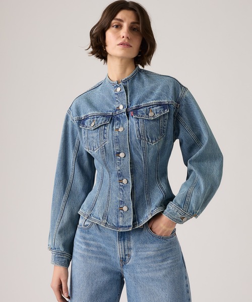 セール】Levi's/リーバイス SCULPTED トラッカージャケット（デニム