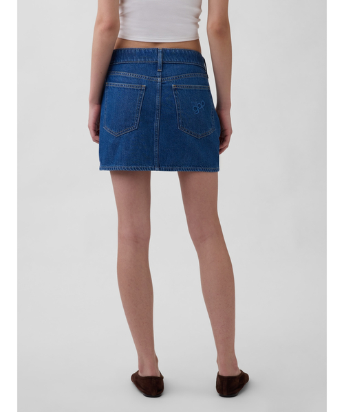 GAP（ギャップ）の「ウルトラソフトデニム ミニスカート（デニムスカート・レディース・インディゴブルー・23/24/25/26/27/28/29）」の7枚目の写真