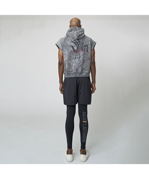 ATHPLATFORM(アスプラットフォーム)の「AU32HN02 タイダイ クロウ フードパーカー_グレー(Tシャツ/カットソー・レディース・その他・FREE)」の3枚目の写真