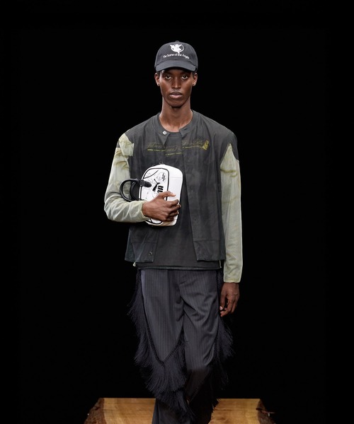 MASU（エムエーエスユー）の「【M A S U】MB EMBROIDERY CAP（キャップ・メンズ・ブラック/クリーム・FREE）」の4枚目の写真