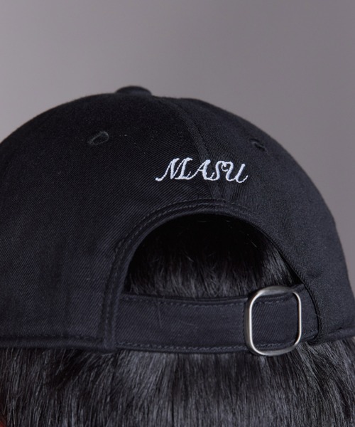 MASU（エムエーエスユー）の「【M A S U】MB EMBROIDERY CAP（キャップ・メンズ・ブラック/クリーム・FREE）」の3枚目の写真