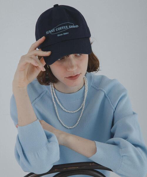 URBAN RESEARCH Sonny Label（アーバンリサーチサニーレーベル）の「エンブロイダリーロゴキャップ（キャップ・レディース・ブラウン/ネイビー/ブルー・ONE）」の7枚目の写真