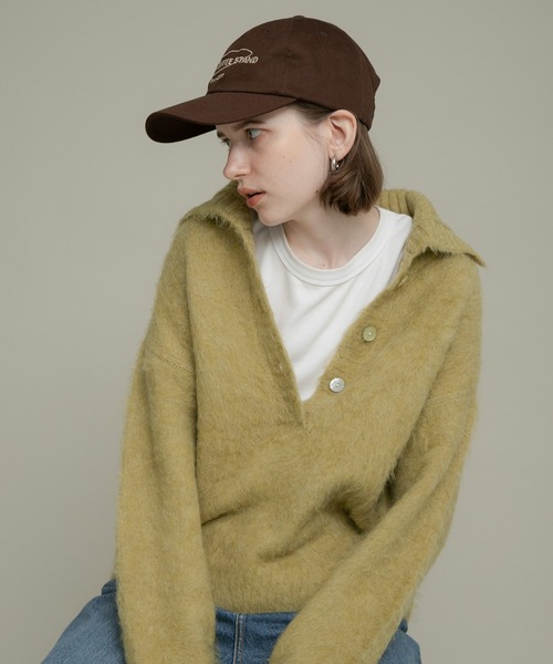 URBAN RESEARCH Sonny Label(アーバンリサーチサニーレーベル)の「エンブロイダリーロゴキャップ(キャップ・レディース・ブラウン/ネイビー/ブルー・ONE)」の5枚目の写真