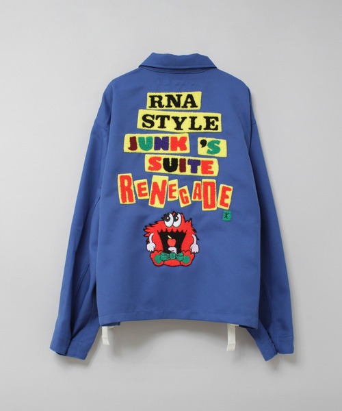 RNA（アールエヌエー）の「J2187 パイル刺繍シャツジャケット（その他アウター・レディース・ブルー・MEDIUM）」の6枚目の写真