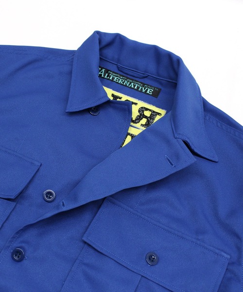 RNA（アールエヌエー）の「J2187 パイル刺繍シャツジャケット（その他アウター・レディース・ブルー・MEDIUM）」の15枚目の写真