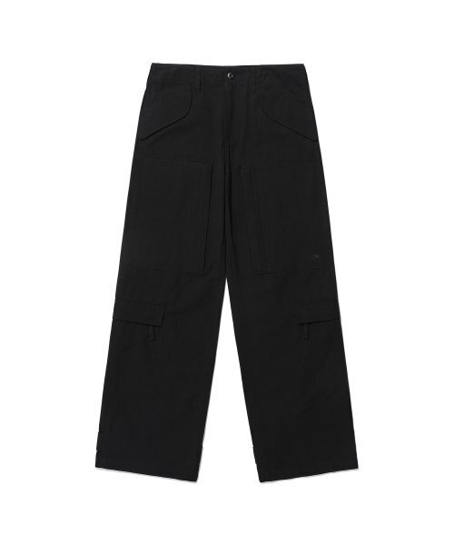 NICE GHOST CLUB(ナイスゴーストクラブ)の「CHOPPER ART WIDE PANTS_BLACK(NG2ESUPA13A)(その他パンツ・レディース・ブラック・S/M/L)」の1枚目の写真
