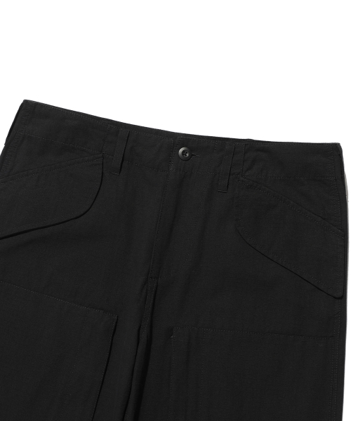 NICE GHOST CLUB(ナイスゴーストクラブ)の「CHOPPER ART WIDE PANTS_BLACK(NG2ESUPA13A)(その他パンツ・レディース・ブラック・S/M/L)」の3枚目の写真