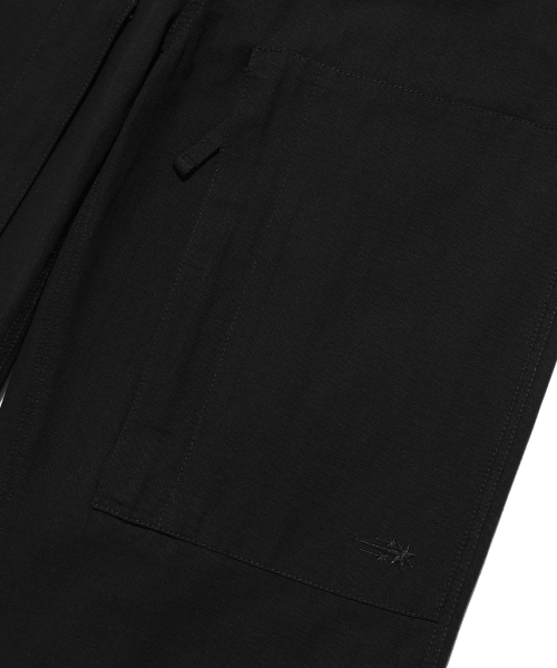NICE GHOST CLUB(ナイスゴーストクラブ)の「CHOPPER ART WIDE PANTS_BLACK(NG2ESUPA13A)(その他パンツ・レディース・ブラック・S/M/L)」の5枚目の写真