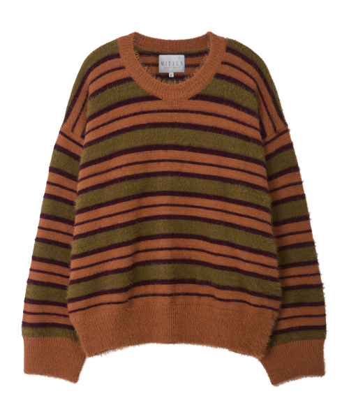 MIDSUN(ミッドサン)の「Tropic Hairy Crop Knit-Camel(ニット/セーター・レディース・その他・3/M/L)」の1枚目の写真