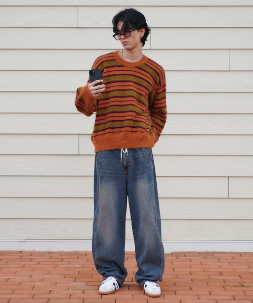 MIDSUN(ミッドサン)の「Tropic Hairy Crop Knit-Camel(ニット/セーター・レディース・その他・3/M/L)」の7枚目の写真