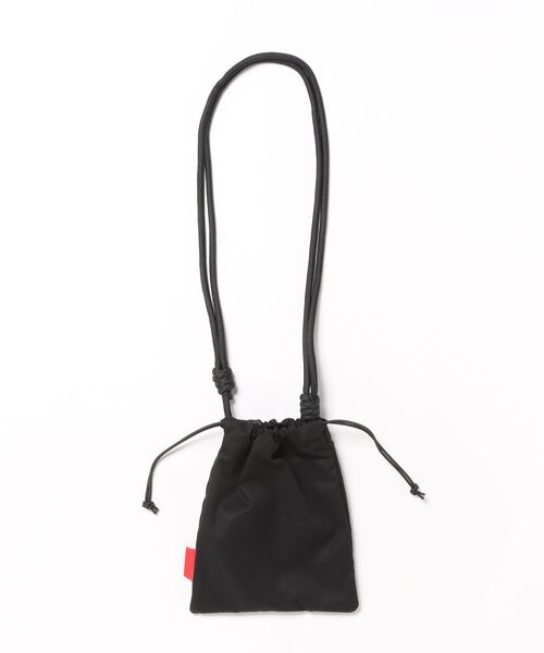 Manhattan Portage（マンハッタンポーテージ）の「SEWARD DRAWSTRING BAG COMBED COTTON GABARDINE DPL（ショルダーバッグ・レディース・ブラック・FREE）」の15枚目の写真