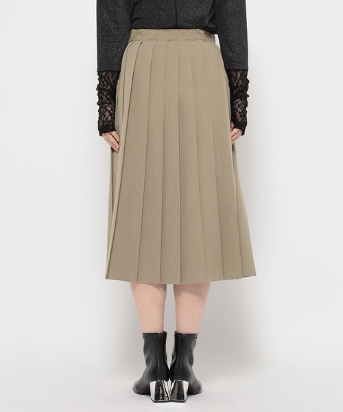 HARE（ハレ）の「プリーツスリットスカート(HARE)（スカート・レディース・ブラック/ベージュ・FREE）」の18枚目の写真