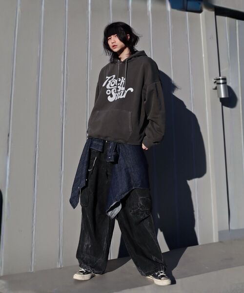 THE MILE（ザマイル）の「ロックステイ スウェットフード [ネイビー]（パーカー・メンズ・その他・S/M/L/XL）」の12枚目の写真
