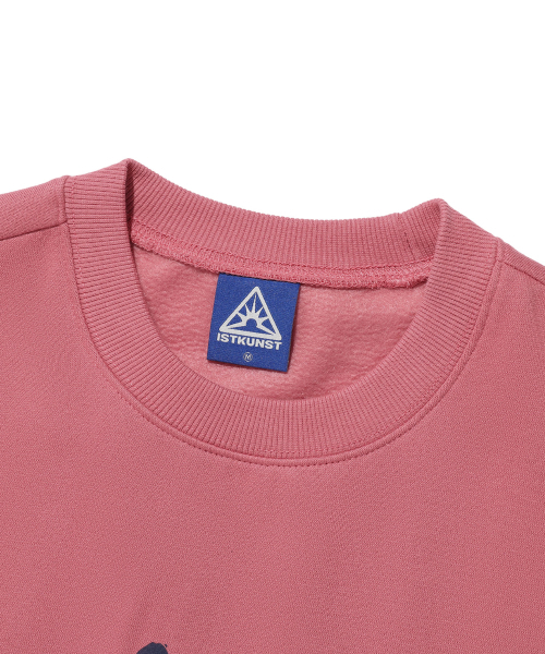 ISTKUNST(イストクンスト)の「SUNRISE BTY SWEATSHIRTS_PINK(IK2DFMM446A)(スウェット・レディース・ピンク・L/M/S)」の2枚目の写真