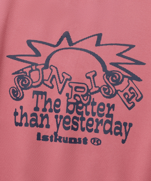 ISTKUNST(イストクンスト)の「SUNRISE BTY SWEATSHIRTS_PINK(IK2DFMM446A)(スウェット・レディース・ピンク・L/M/S)」の3枚目の写真