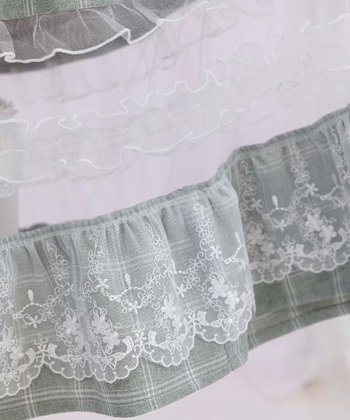 axes femme POETIQUE（アクシーズファムポエティック）の「バックリボンハイウエストスカート（スカート・レディース・ブラック/ベージュ/ミント・MEDIUM）」の7枚目の写真