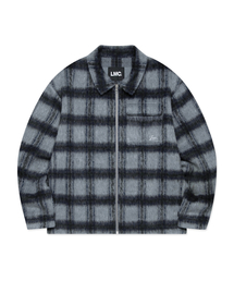 LMC | BRUSHED CHECK ZIP UP SHIRT gray(シャツ/ブラウス)