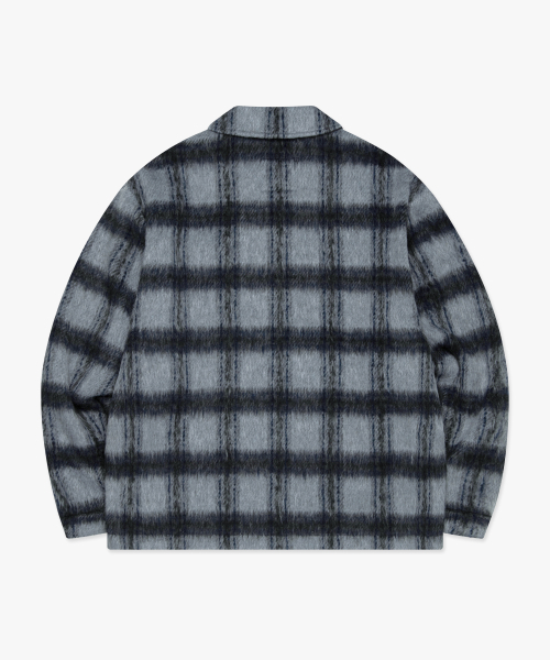 LMCの「BRUSHED CHECK ZIP UP SHIRT gray(シャツ/ブラウス・レディース・その他・S/M/L)」の4枚目の写真