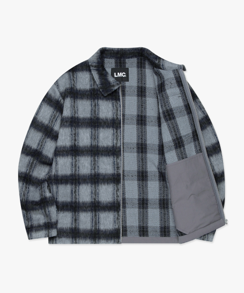 LMCの「BRUSHED CHECK ZIP UP SHIRT gray(シャツ/ブラウス・レディース・その他・S/M/L)」の5枚目の写真