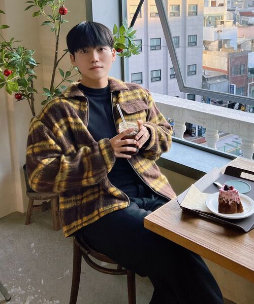 LMCの「BRUSHED CHECK ZIP UP SHIRT gray（シャツ/ブラウス・レディース・その他・S/M/L）」の10枚目の写真