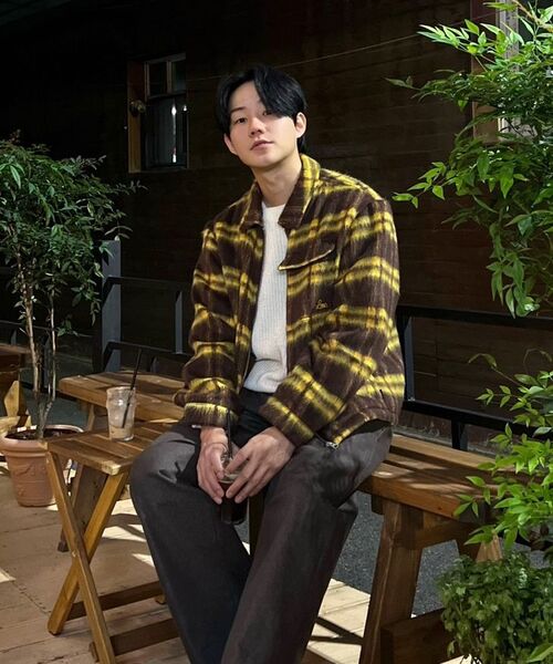LMCの「BRUSHED CHECK ZIP UP SHIRT gray（シャツ/ブラウス・レディース・その他・S/M/L）」の11枚目の写真