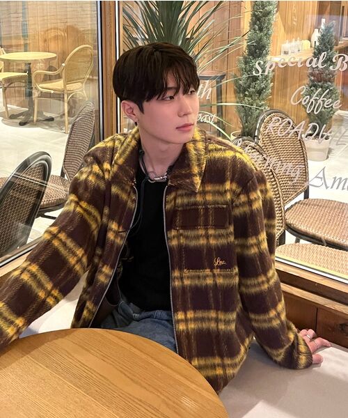 LMCの「BRUSHED CHECK ZIP UP SHIRT gray（シャツ/ブラウス・レディース・その他・S/M/L）」の13枚目の写真