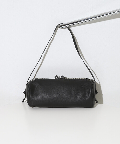 Firsthand（ファーストハンド）の「Firsthand/ファーストハンド レザー ロール ボストンバッグ / 牛革 / 撥水レザー（ボストンバッグ・レディース・ベージュ/ブラック・ONE SIZE）」の18枚目の写真