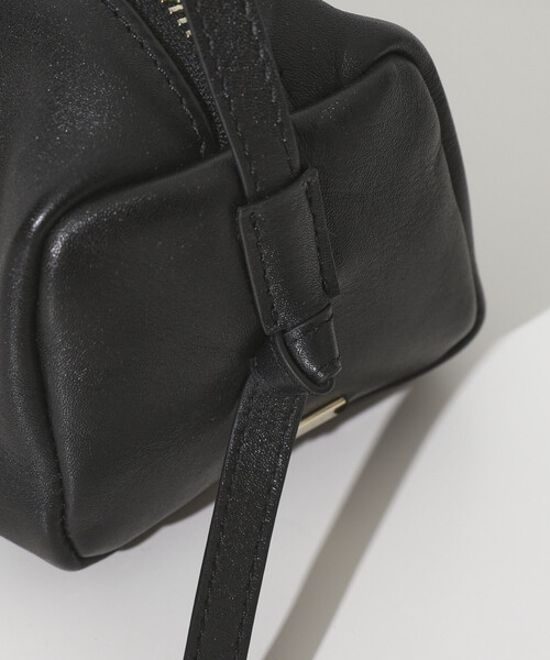 Firsthand（ファーストハンド）の「Firsthand/ファーストハンド レザー ロール ボストンバッグ / 牛革 / 撥水レザー（ボストンバッグ・レディース・ベージュ/ブラック・ONE SIZE）」の20枚目の写真