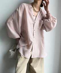 GOLDボタンVVシャツ