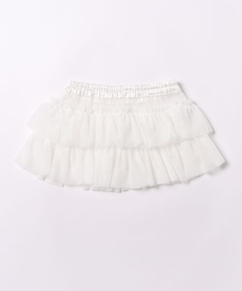 Ocean&Ground（オーシャン&グラウンド）の「ﾁｭｰﾙﾌﾘﾙ飾りｽｶｰﾄ（スカート・キッズ・ターコイズブルー/オレンジ/ブラウン/ホワイト・MEDIUM/LARGE/LL/SMALL）」の2枚目の写真