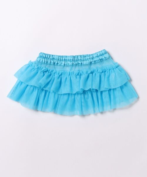 Ocean&Ground（オーシャン&グラウンド）の「ﾁｭｰﾙﾌﾘﾙ飾りｽｶｰﾄ（スカート・キッズ・ターコイズブルー/オレンジ/ブラウン/ホワイト・MEDIUM/LARGE/LL/SMALL）」の3枚目の写真