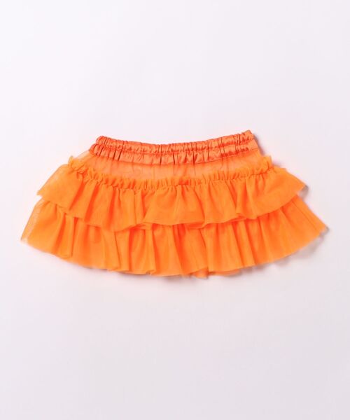 Ocean&Ground（オーシャン&グラウンド）の「ﾁｭｰﾙﾌﾘﾙ飾りｽｶｰﾄ（スカート・キッズ・ターコイズブルー/オレンジ/ブラウン/ホワイト・MEDIUM/LARGE/LL/SMALL）」の4枚目の写真