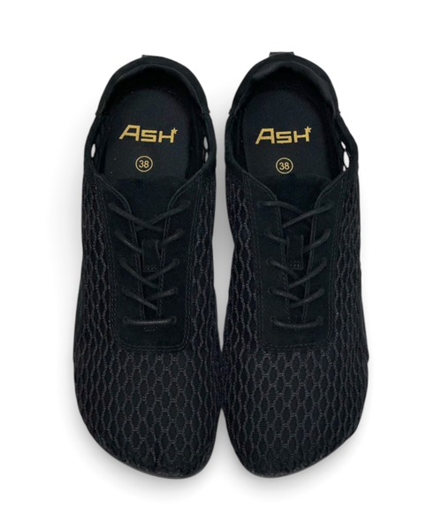 ASH(アッシュ)の「アッシュ【JUICE】フラットメッシュスニーカー 薄底 透け感 1.5cmヒール(スニーカー・レディース・ベージュ/ブラック・37/38/39/36)」の11枚目の写真