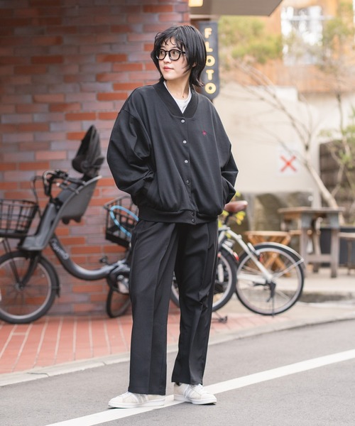 BEVERLY HILLS POLO CLUB(ビバリーヒルズポロクラブ)の「【BEVERLY HILLS POLO CLUB/ビバリーヒルズポロクラブ】【首元すっきり・体型カバー】ミニ裏毛 Vネックカーディガン ルーズシルエット 着痩せ(カーディガン/ボレロ・レディース・ライトグリーン/ライトグレー/ブラック・LARGE/MEDIUM)」の19枚目の写真