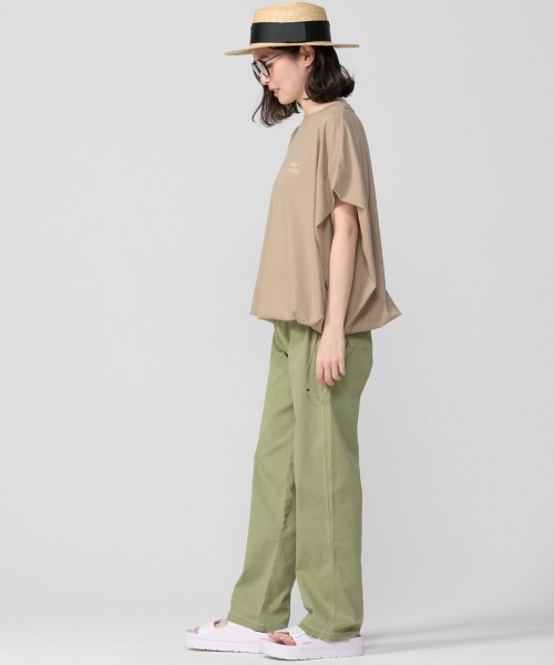 KRIFF MAYER Lady's Collection(クリフメイヤーレディースコレクション)の「楽のびストレートペインターパンツ(その他パンツ・レディース・オリーブ/ベージュ/チャコール・LARGE/MEDIUM)」の7枚目の写真