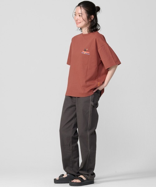 KRIFF MAYER Lady's Collection(クリフメイヤーレディースコレクション)の「楽のびストレートペインターパンツ(その他パンツ・レディース・オリーブ/ベージュ/チャコール・LARGE/MEDIUM)」の11枚目の写真
