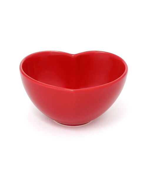 ハート シェイプ ボウル レッド レンジ可 食洗器可 食器 皿（食器