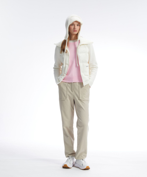 MONDAYFLOW（マンデーフロー）の「ウィンターコージージョガー_ベージュ（スウェットパンツ・レディース・その他・X-SMALL/SMALL/MEDIUM/LARGE）」の4枚目の写真