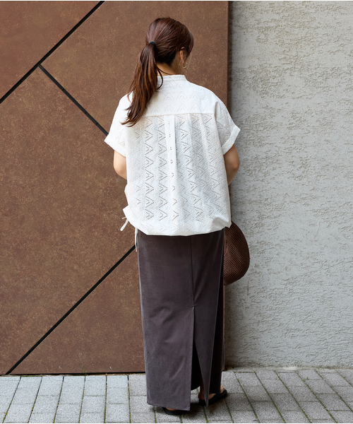 JOURNAL STANDARD（ジャーナルスタンダード）の「《追加》フィブリルキュプラジャージーマキシスカート（スカート・レディース・ブラウン/ブラック・FREE）」の16枚目の写真